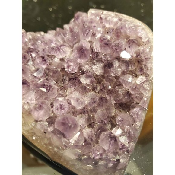 Massive 2.6lb 🔮 Amethyst Crystal Heart #1